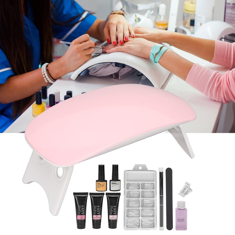 LED Nail Lamp Gel Set Professional DIY Fast Drying Nail