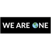 Vegamax We are One Planet Earth Waterproof Vinyl Bumper Sticker