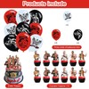 PINUO Wrestling birthday party supplies,Wrestling Boxing Match party including cake