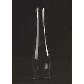 Clear Glass Lamp Chimney, Replacement Hurricane Globe Measures 3 Inch Diameter Base x 12 Inches High for Oil or Kerosene Lanterns