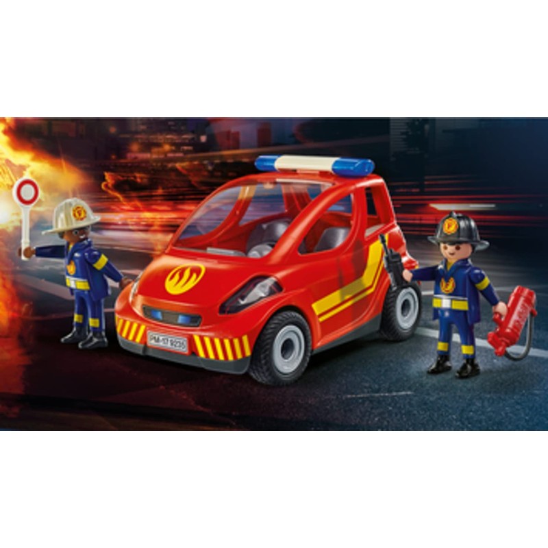 PLAYMOBIL City Action 71035 Fire Brigade Small Car with Removable