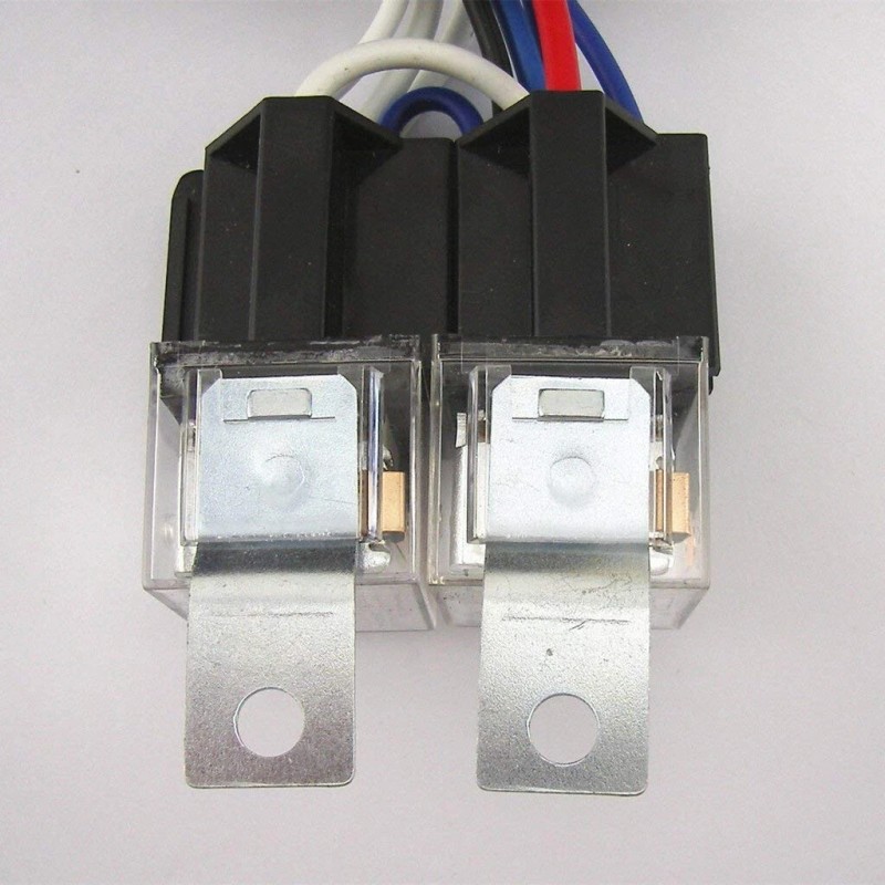 SparkHID H4 9003 Headlight High-Heat Ceramic Relay Wire Harness Kit