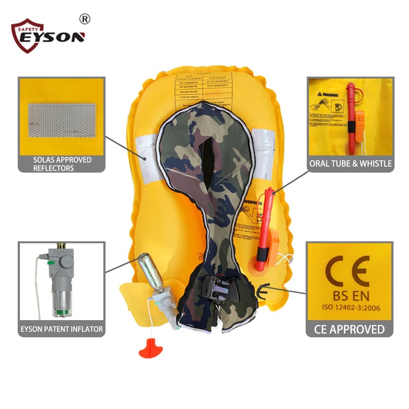 Eyson Inflatable Life Jacket Inflatable Life Vest for Child Classic