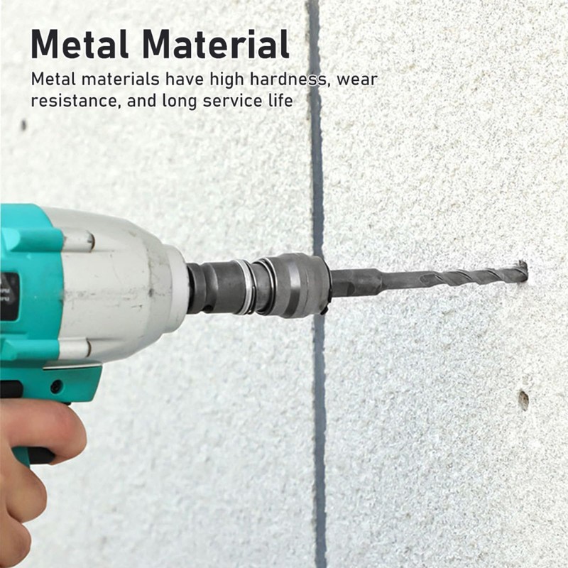 Impact Wrench to Electric Hammer Drill Converter Chuck ElectricWrench Adapter