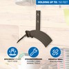Suncast Metal Wall Mount Hose Hanger Durable and Space Saving