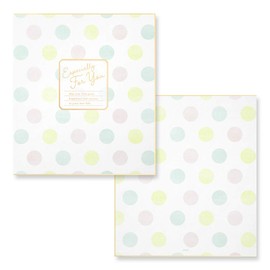 Midori 33247006 Colored Paper with Seal, Translucent, Bifold with Dot Pattern