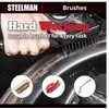 Steelman Euro Lube Angled Applicator Brush with Stiff Bristles for