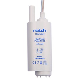 Reich Submersible Pump 19 L/min 1.1 Bar with Check Valve, Loose