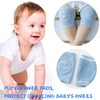 IOURVYA 3 Pairs of Knee Pads Baby Crawling Rubber Dots