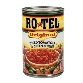 RoTel Original Diced Tomatoes with Green Chilies 10oz Can Choose 3,6,9 or 12Pack - 12 Pack 10oz Cans