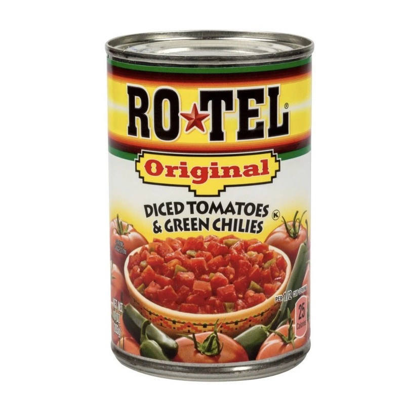 RoTel Original Diced Tomatoes with Green Chilies 10oz Can Choose