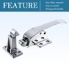 QUARKZMAN Freezer Door Lock Handle x 1 Piece Zinc Alloy