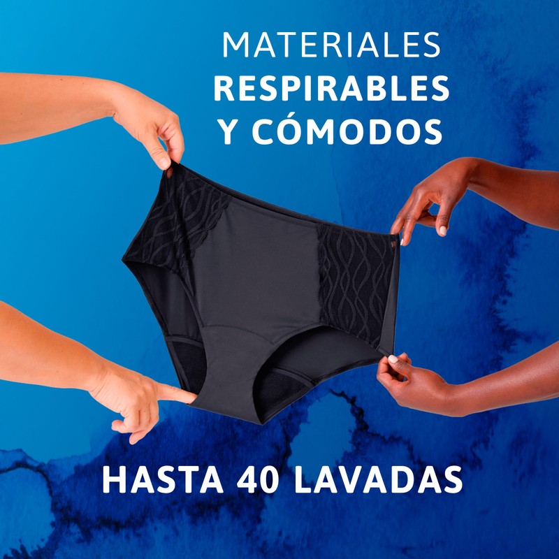 Tena Ropa Interior Lavable Corte Clásico Beige, Talla Chica