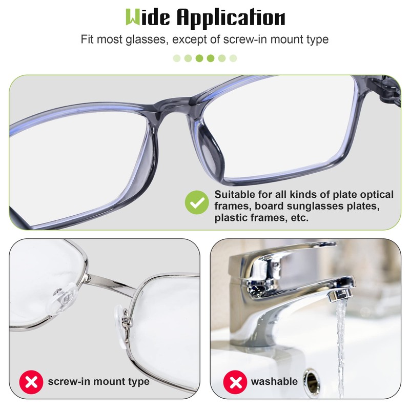 Eyeglass Nose Pads, Anti Slip Nose Pads for Glasses with