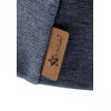 Sterntaler Beanie Hat in Melange Look with Subtle Stripes -