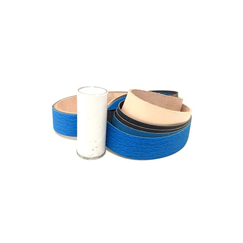 1X30 inch Assorted Belt Kit with Super Strop Leather Honing