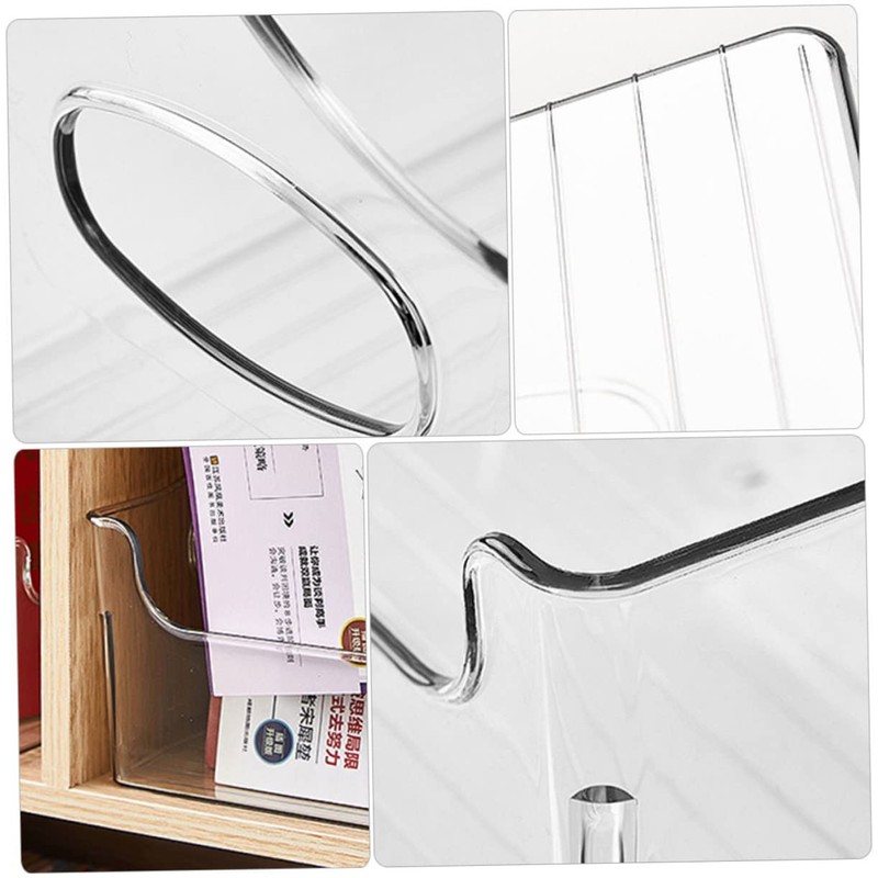 Operitacx Plastic Baskets Pantry Organizer Fridge Shelves Rubbish Clear Storage