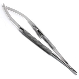 T/C Castroviejo Needle Holder 7" Straight Tip 15mm Micro Surgical Stainless Steel Instruments