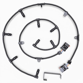 6.0 Glow Plug Harness Kit - Diesel Engine Injector Relay - Replaces Part 5C3Z-12A690-A,4C2Z-12A690-AB - Includes Right, Left Harness, & Removal Tool - Fit Ford F250 Super Duty, F350 & More - 2004-2010
