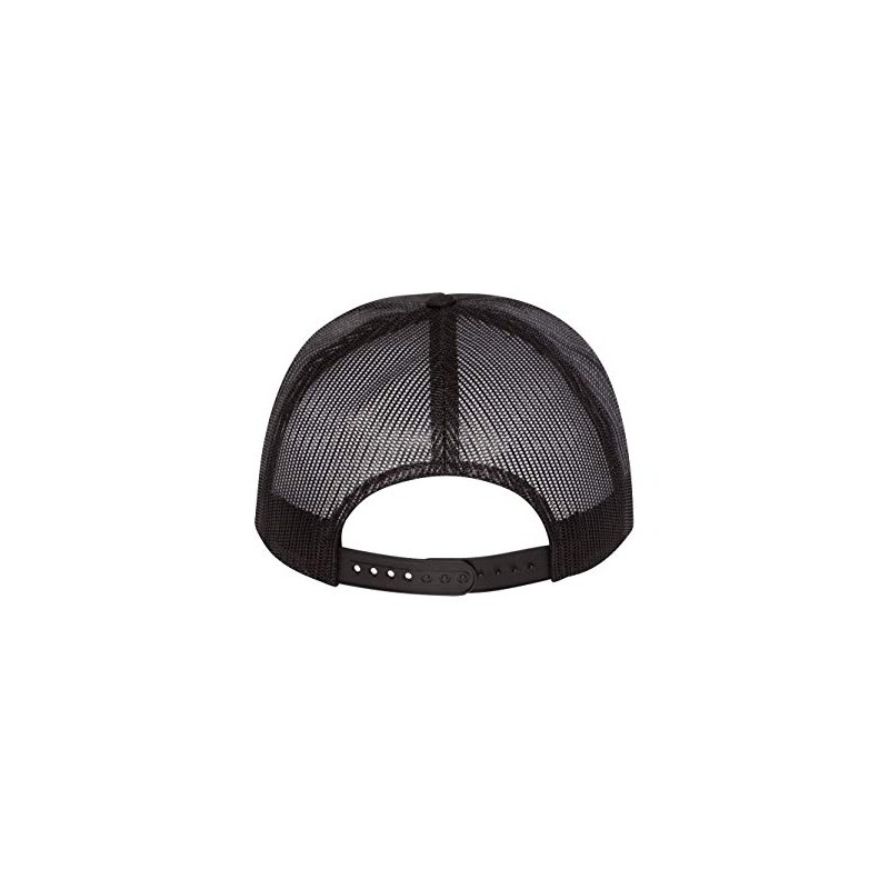 Yupoong Five-Panel Classic Trucker Cap - One Size - Black