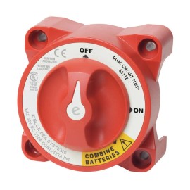 Blue Sea Systems 5511E e-Series Dual Circuit Plus Battery Switch