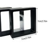 Eterspr Pack of 8 3D Floating Display Cabinets, Jewellery Organiser