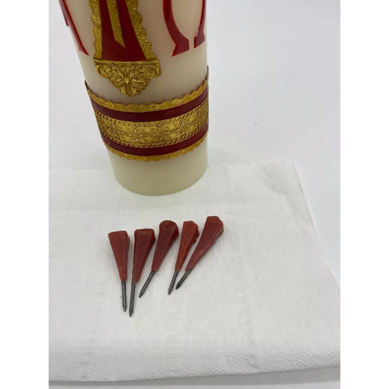Cirio Paschal Candle Easter Lent Holy Cirio Pascual Cross Alpha