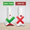 Wall Mount for Fritz Repeater 6000/3000 - Two-Piece Set with