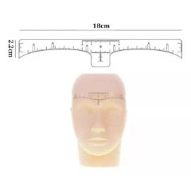 noved 10 Pzs Regla Flexible Adhesiva Diseño De Cejas