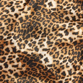 KISS Colors & Care Silky Satin Wide Edge Double Wear Cap, Super Jumbo, Leopard, Double Sided Reversible Designs, Premium Charmeuse Fabric, Retains Moisture & Styles, Slip-Free, Comfortable & Durable Overnight Hair Bonnet For All Hair Types