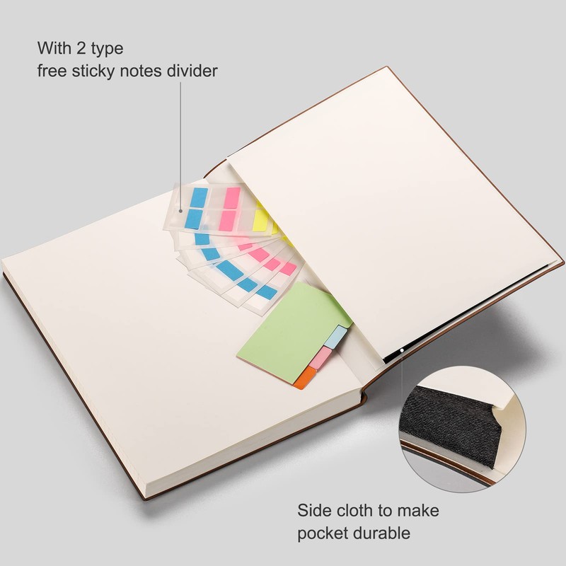 AHGXG 8.5''×11' Notebook College Ruled - Large A4 Notebook Lined