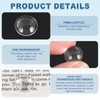 PATIKIL Diameter 15mm Flat Convex Lens, 15 Pcs Height 5mm
