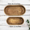 Modish Luxury Decorative Wooden Dough Bowl 13 inch, Brown