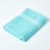 HOMESCAPES Aqua Blue Turkish Cotton Bath Towel Super Soft Thick