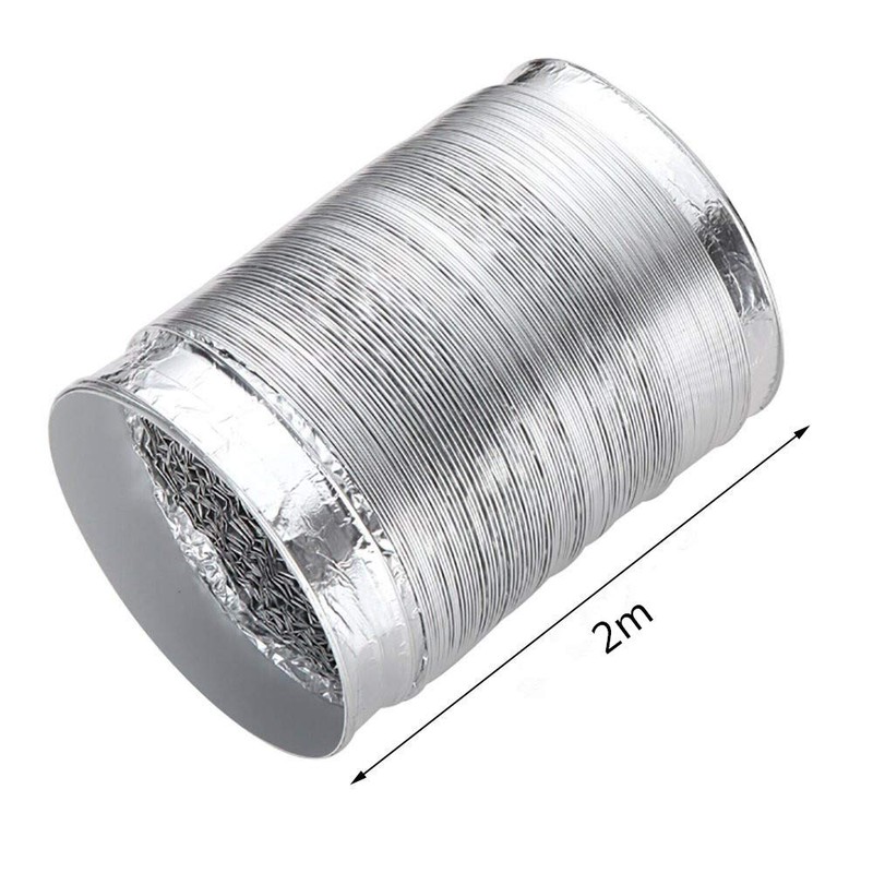 Batreetek Duct Hose, Aluminum, Flexible Duct, Ventilation, Exhaust Duct, Bellows