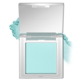 HOSAILY Light Blue Single Matte Eyeshadow, Velvet Eye Shadow Pressed Powder Primer Base Makeup, High Pigmented LongLasting Baby Blue Mint Green Eye Shadow Palette Makeup, sombras para ojos 01