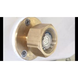 BamF Old School RGB COLOR CHANGING LED BOAT DRAIN PLUG LIGHT 1200 LUMENS 1/2" NPT UNDERWATER