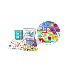 Kisangel 1 Set Wooden Alphabet Flash Cards for Double Sided Animal Pairing Jigsaw Teaching Early Education for English Learning and Cognitive Development