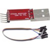 A-DIGISHUO 2pcs CP2102-integrated USB 2.0 to TTL UART serial converter