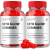 Keto Glow (2 Pack) Keto Glow Keto ACV Gummies Supplement
