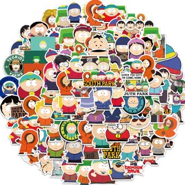 Southpark 100pcs Suitcase Skateboard Laptop Computer Water Bottles Car Teen Boys Girls Stickers Waterproof
