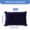 EIHI 2 Pack Navy Blue Medium PVC Fabric Inflatable Camping