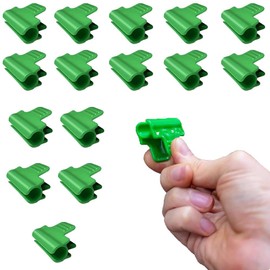 Gardening Clips, 15 Pack Garden Hoop Clips, Pipe Clips, Greenhouse Fixing, Gardening Posts, Gardening Clips, Post Fixing Hardware, Planting Aids, Gardening Aids, Planting Supplies