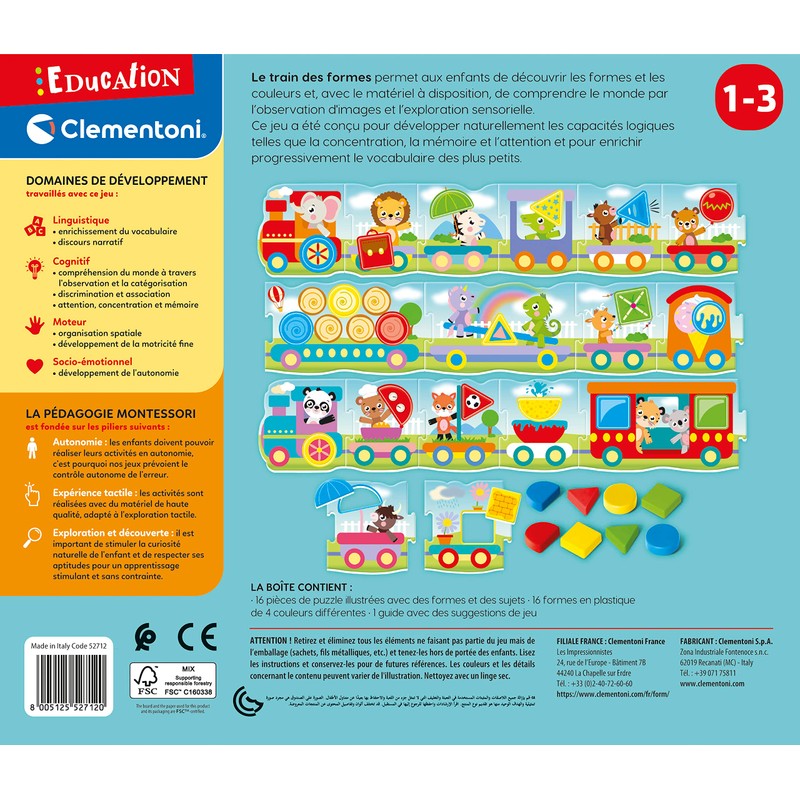 Clementoni - Game, 52712, multicoloured, normal