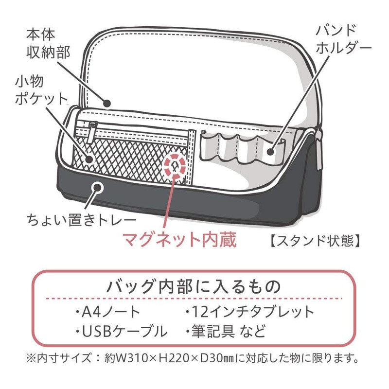 Sonic UT-1905-D Bag-in-Bag Smaster Wide U-Trim A4 Black