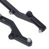1 Pair Black Motorcycle Windscreen Adjuster Aluminium Windshield Bracket Replacement
