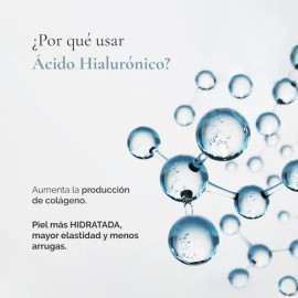 Serum Antiedad Con 8 Tipos De Ácidos Hialurónicos Farmapiel 30 G con vitaminas A, C y E concentración 2% para todo tipo de piel día/noche