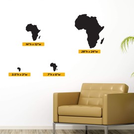 Africa with Madagascar - 0224 - Home Decor - Wall Decor - Map - Country Decal