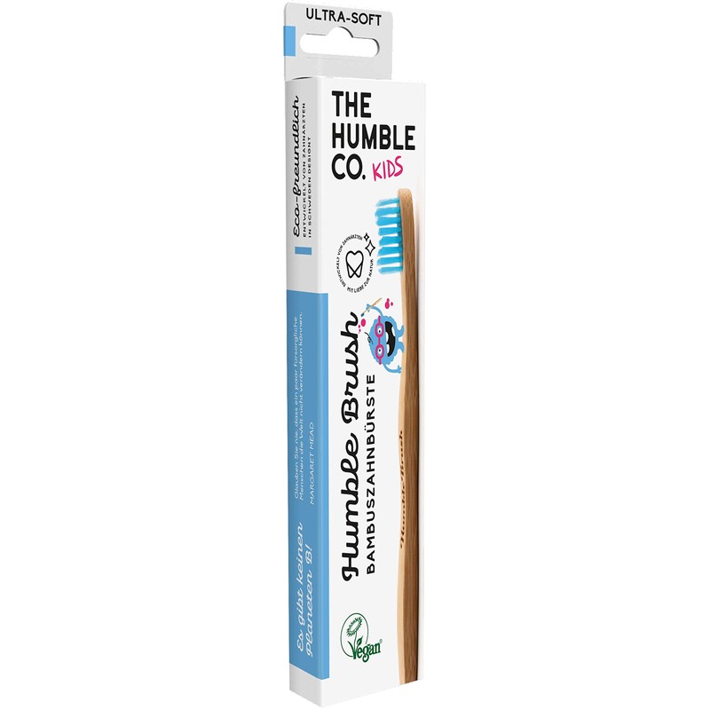 Humble Brush Kids Tooth Brush - Ultra Soft Bristle Blue