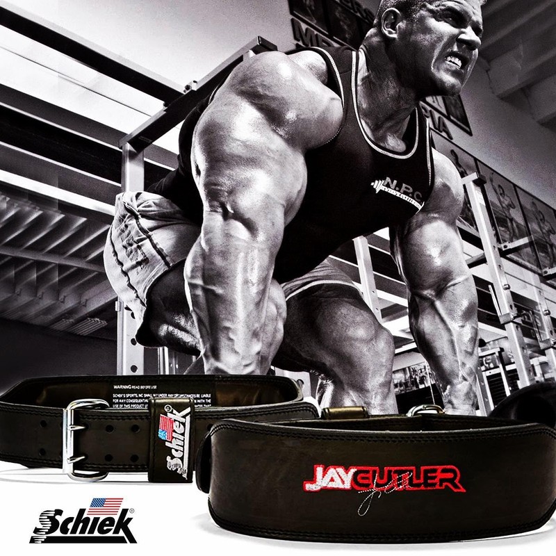 Schiek Jay Cutler Signature Leather Belt - Comfortable Weight Lifting